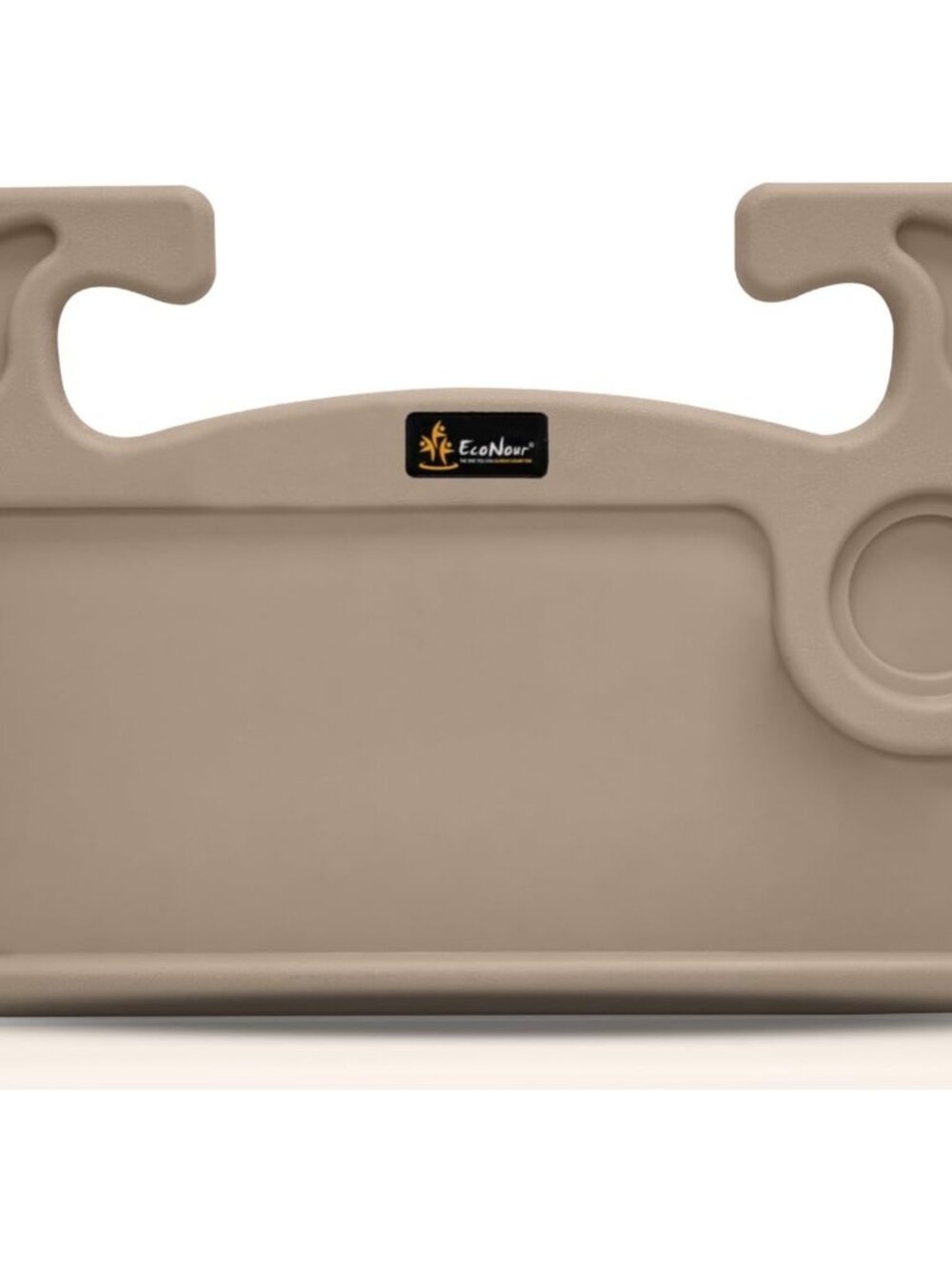 2 in 1 Car Steering Wheel Tray Beige | Car Tray for Laptop